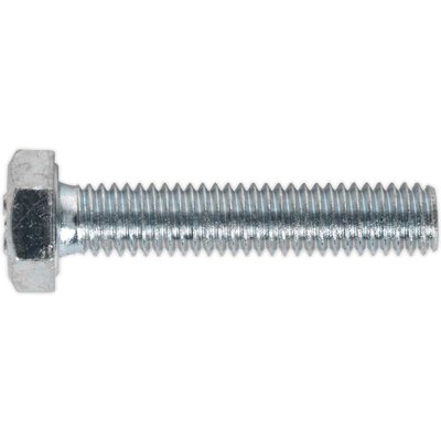 Sealey Zinc Plated 8.8 Steel Din 933 HT Setscrews