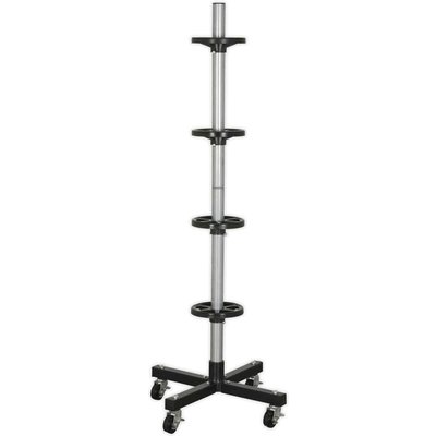 Sealey Mobile Car Wheel Storage Trolley