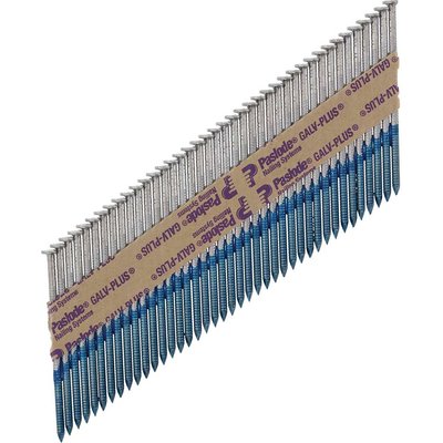 Paslode IM360CI Galvanised+ Ring Shank Collated Nails and Gas 51mm Pack of 3300