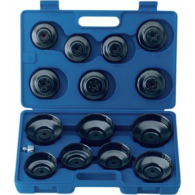 Draper Expert 15 Piece 3/8" Drive Oil Filter Cup Socket Set 3/8"