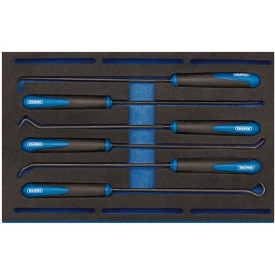 Draper 6 Piece Long Reach Hook and Pick Set In Eva Insert Tray