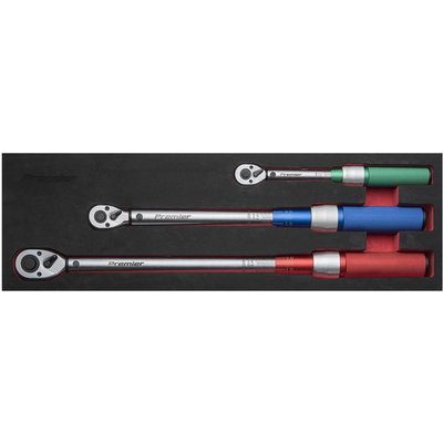 Sealey 3 Piece Micrometer Torque Wrench Set