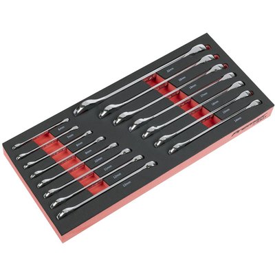 Sealey Premier 15 Piece Combination Spanner Set in Module Tray