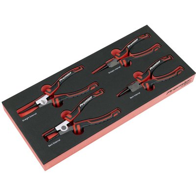 Sealey Premier 4 Piece Circlip Pliers Set in Module Tray