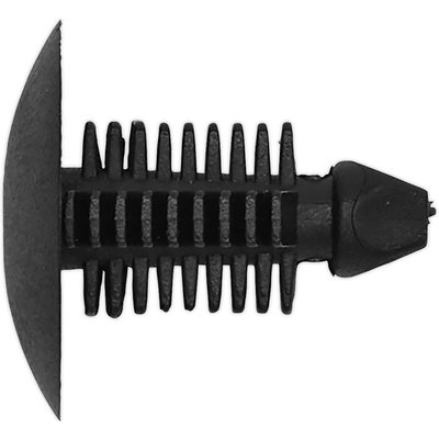 Sealey Universal 20mm x 22mm Fir Tree Clips Black Pack of 20