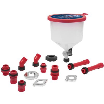 Sealey 15 Piece Non Spill Automotive Coolant Filling Kit