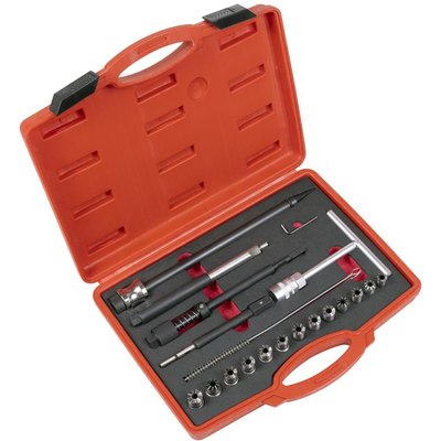 Sealey VS2070 21 Piece Diesel Injector Seat Cutter Set