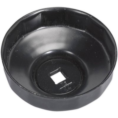 Sealey 14 Flute Oil Filter Cap Wrench for BMW, Mercedes and Porsche 3/8" 76mm