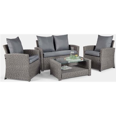4 Seater Garden Rattan Sofa Set
