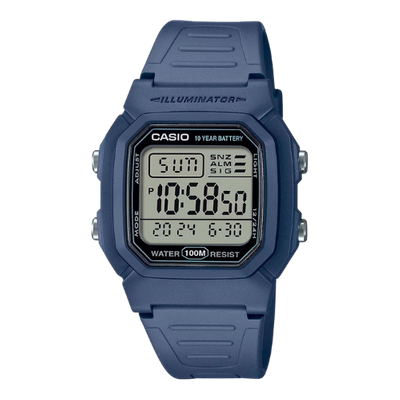 Casio W-800H-2AVES Timeless Collection Digital Watch - Blue
