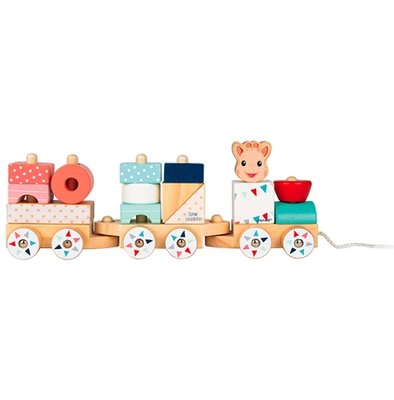 Janod Sophie la Girafe Pull Train