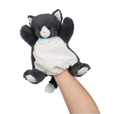 Kaloo Les Amis Doudou Puppet Chamallow Cat Teddy Bear - 24 cm