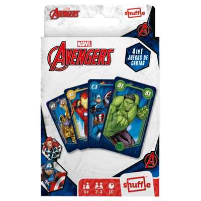 Marvel Avengers Shuffle 4-in-1 Card Game
