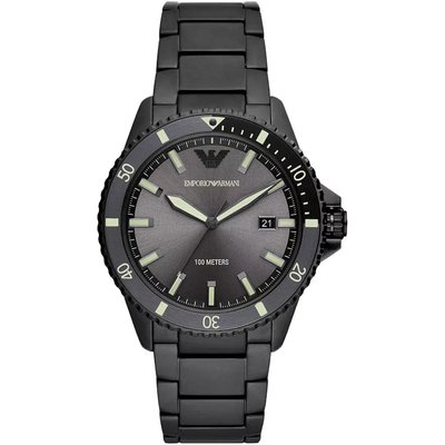 Emporio Armani AR11398 Three-Hand Date Black Men’s Watch