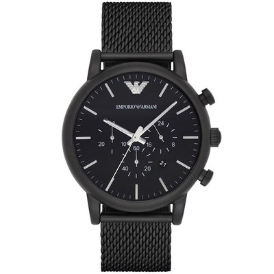 Emporio Armani AR1968 Black Dial Chronograph Men's Watch