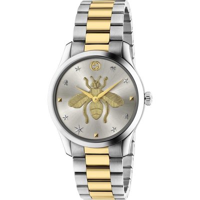 Gucci YA1264131 G-Timeless Bee Motif 38mm Unisex Watch