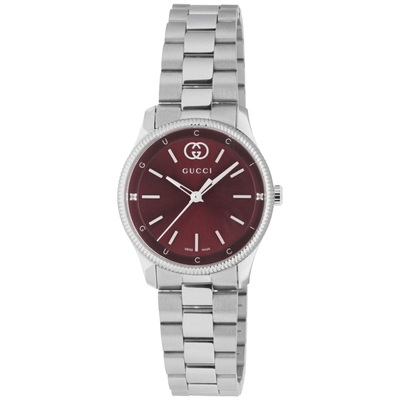 Gucci YA1265069 G-Timeless Red Dial Ladies Watch