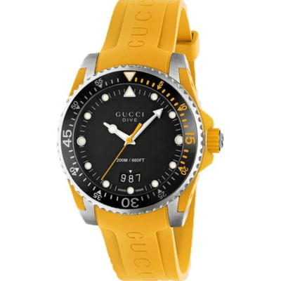 Gucci YA136319 Dive Black Dial Men's Watch