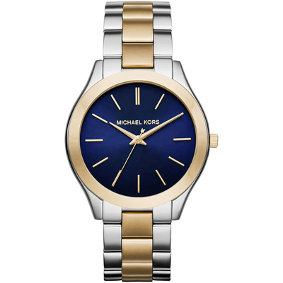 Michael Kors MK3479 Slim Runway Blue Dial Ladies Watch