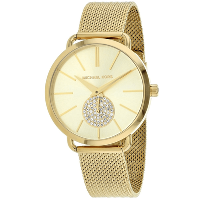 Michael Kors MK3844 Portia Gold Dial Ladies Watch
