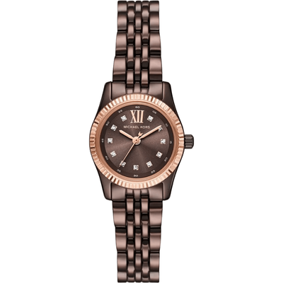 Michael Kors MK4844 Lexington Brown Dial Ladies Watch