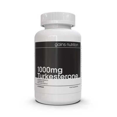 Turkesterone Capsules Supplement | 60 capsules | 1000mg