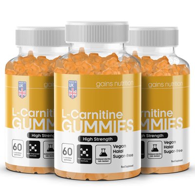 L-Carnitine Gummies | Mango Flavour | 3 Months Supply