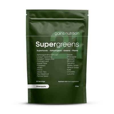 Super Greens 21 Powder | Pineapple Flavour