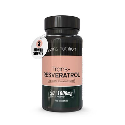 Trans-Resveratrol | 1000mg | 90 Tablets