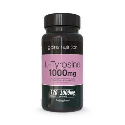 L-Tyrosine | 1000mg | 120 Capsules
