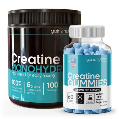 Creatine Duo Bundle - 500g Tub + Gummies