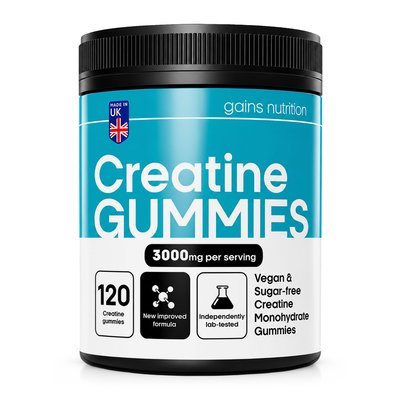 Creatine Gummies | 3g Per Serving | Blueberry Flavour | 60 Days Supply