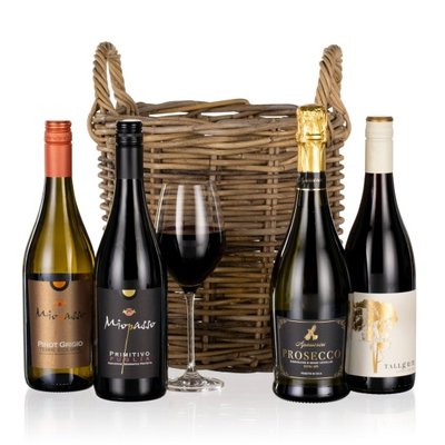 Four Wines in Wicker
