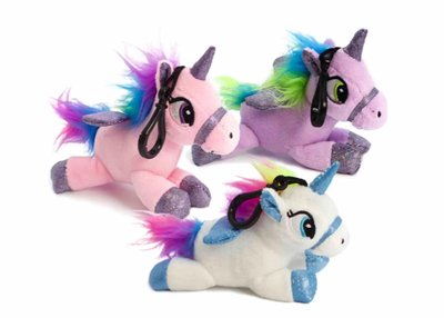 Plush Unicorn | Sound Bag Tag Clip