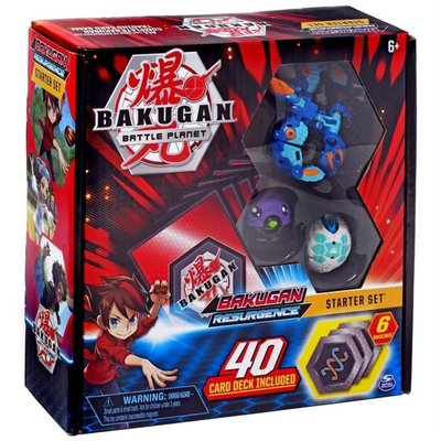 Bakugan ' Battle Brawlers Starter Set 40 Card Deck ' Aquos Pyravian