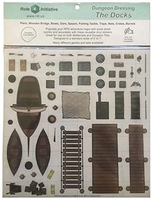 The Docks: Dungeon Dressing: Dry Erase Vinyl Stickers