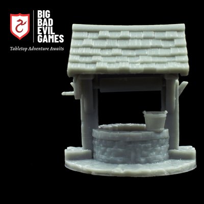 Old Town Well Miniature | Perfect for tabletop games such as D&D and other wargames
