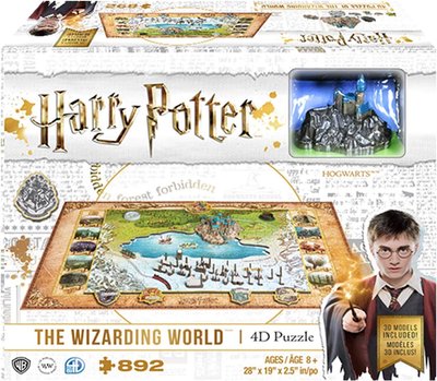 Harry Potter The Wizarding World 4D Puzzle (892 Piece)