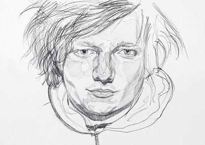 Ed Sheeran | "Sketch 1" Portrait Art Print - Phillip Butah