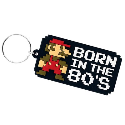 Super Mario | Born in the 80s Official Rubber Keyring