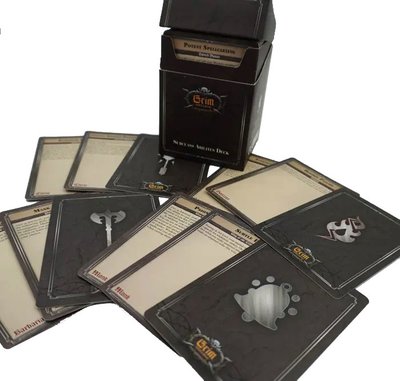 Grim Hollow - Spells & Abilities Card Deck | Abilities found within Grim Hollow: The Players Guide.
