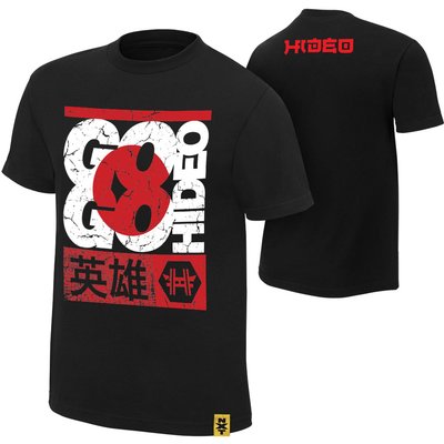 WWE Hideo Itami "Go Go Hideo" Authentic T-Shirt