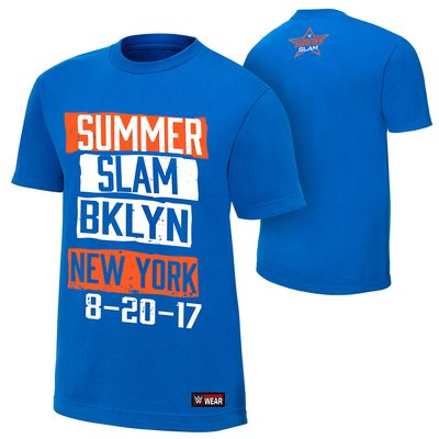WWE SummerSlam "BKLYN" - Blue T-Shirt