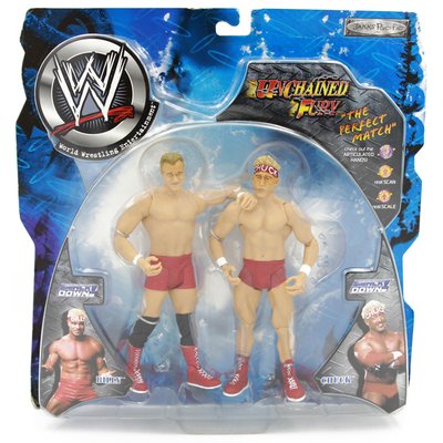 WWE Wrestling Unchained Fury - "The Perfect Match" Billy Gunn & Chuck Palumbo Action Figures