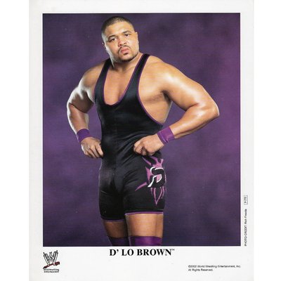 WWE D' Lo Brown Promo Print 8" x 10"