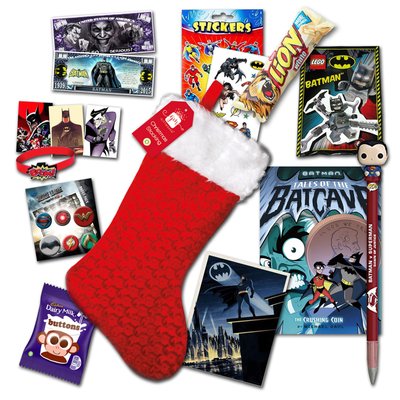 Pre-filled Christmas Stocking ' Packed full of DC Comics Merchandise, over x15 goodies included!