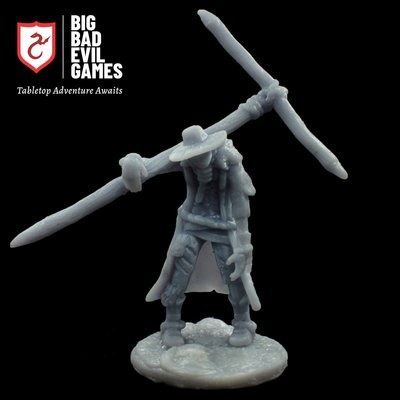 Undead Scarecrow Miniature | High Quality 3D Print suitable for D&D and other Tabletop RPGs