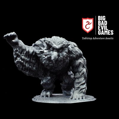Owlbear Miniature | Large monster at 28mm scale, perfect for dungeons and dragons and other tabletop games