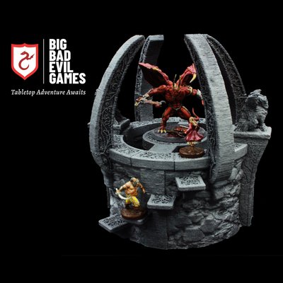 Devils Tower, A Place of Power Miniature Terrain Piece | 28mm or 32mm tabletop scale perfect for Dungeons and Dragons Boss Encounter
