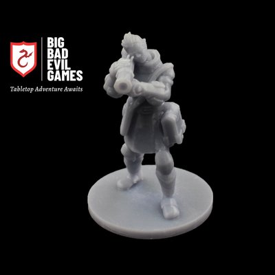 Eberron Artificer Miniature with a big gun! | Pefect for Dungeons and Dragons tabletop adventures